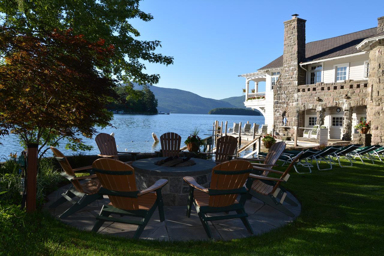 Lake George Boathouse Waterfront Lodging Bolton Landing Exteriör bild