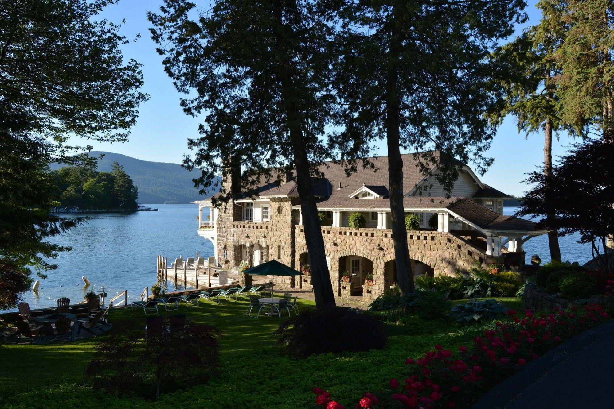 Lake George Boathouse Waterfront Lodging Bolton Landing Exteriör bild