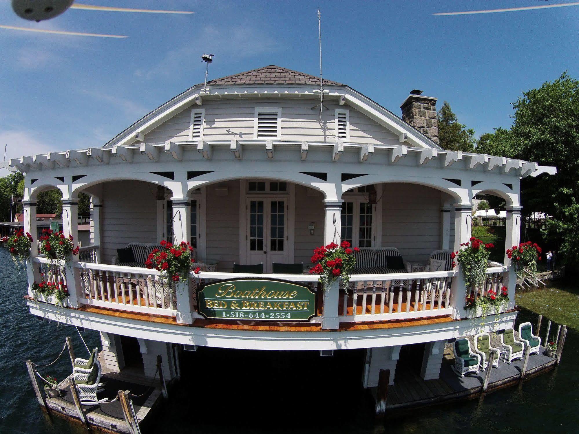 Lake George Boathouse Waterfront Lodging Bolton Landing Exteriör bild