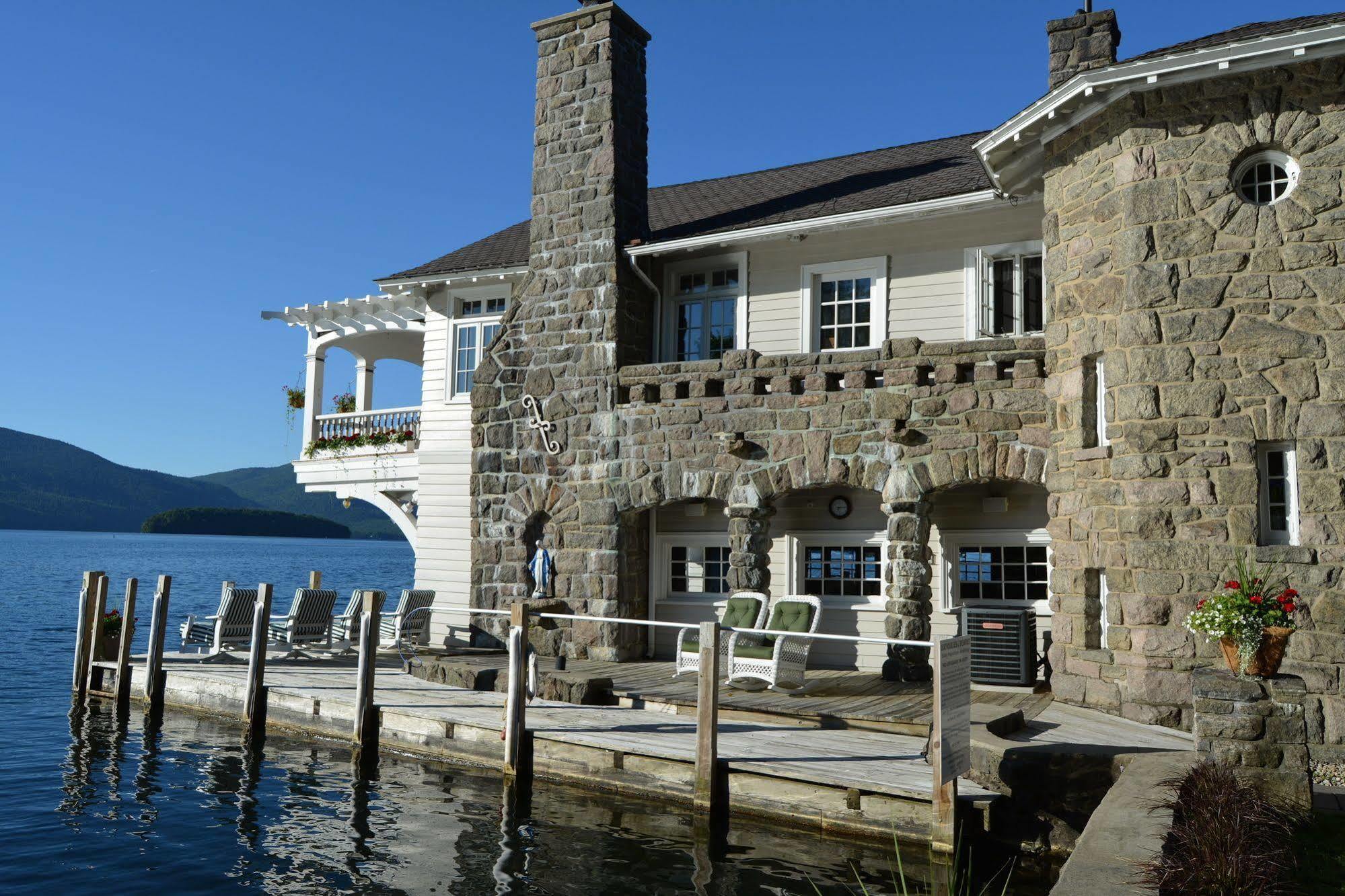 Lake George Boathouse Waterfront Lodging Bolton Landing Exteriör bild