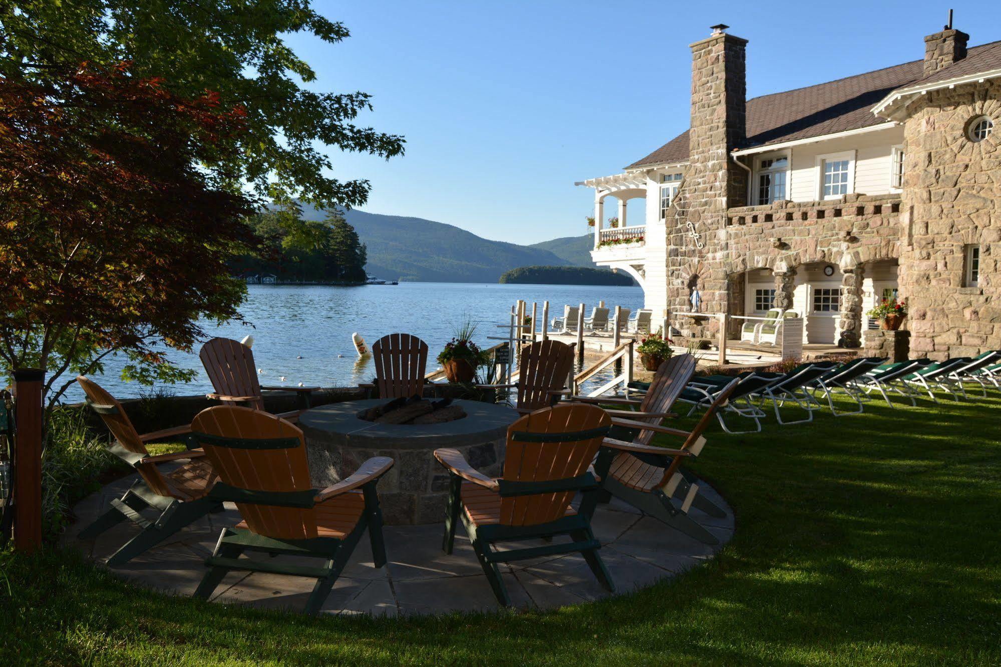 Lake George Boathouse Waterfront Lodging Bolton Landing Exteriör bild