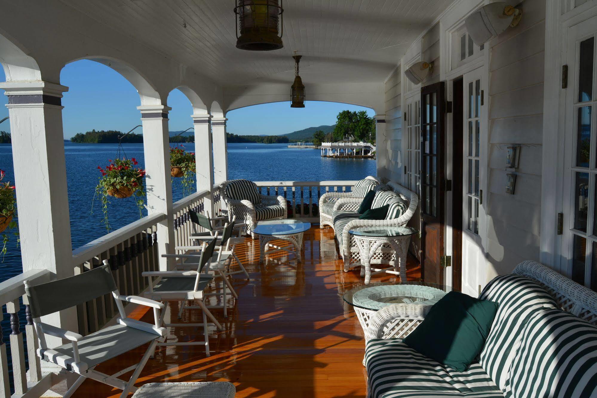 Lake George Boathouse Waterfront Lodging Bolton Landing Exteriör bild
