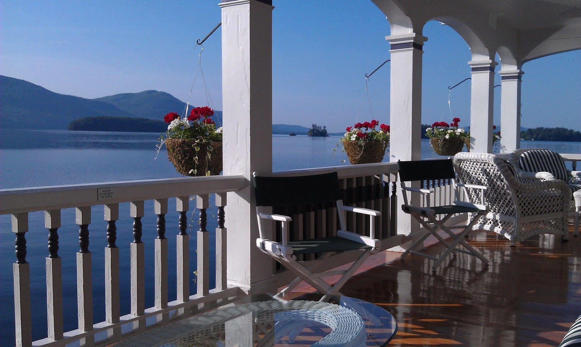 Lake George Boathouse Waterfront Lodging Bolton Landing Exteriör bild